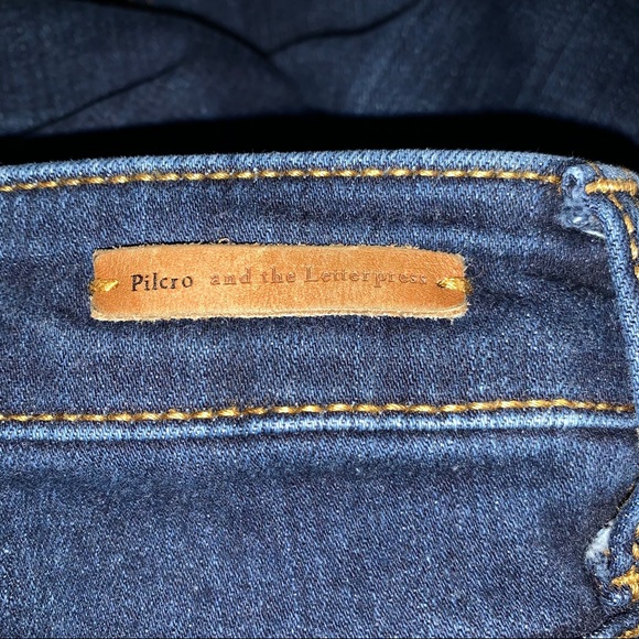 Anthro Pilcro Low Rise Straight Jeans, sz 29 - Picture 8 of 9